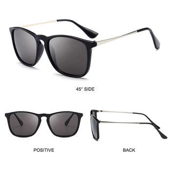 SIMPRECT Polarizirana sončna Očala Moških 2021 Retro Kvadratnih sončna Očala Ženske Letnik UV400 Visoke Kakovosti Voznika sončna Očala Za Moške