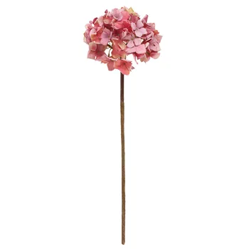 Eno Dolgo Palico Retro Hydrangea Umetno Cvetje, Poročni Šopek, Dekoracijo Dnevne Sobe, Pohištvo Doma Dekor Ponaredek Cvetje