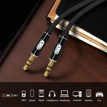 EMK Jack 3.5 Avdio Kabel 3,5 mm Zvočnik Skladu Moški Aux Kabel za iPhone 6 Samsung galaxy s8 Avto Slušalke za Xiaomi redmi 4x