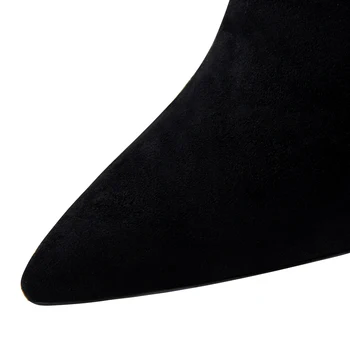 2020 stegno visoki škornji čez kolena in škornji ženske v visokih petah škornji zimski visoke kakovosti Luksuzne blagovne znamke, modni črni čevlji velikost 34-40