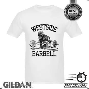 Nova L Westside Štangla Black Lopov Bela Majica s kratkimi rokavi Velikosti S 5Xl