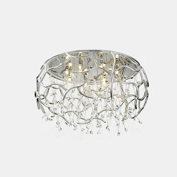 LED Stropne luči kristalno umetnost pušča Sodobna Stropna svetilka Nordijska dom dekoracija žarnice spalnica, dnevna soba visi svetilka