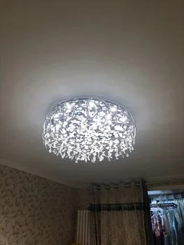 LED Stropne luči kristalno umetnost pušča Sodobna Stropna svetilka Nordijska dom dekoracija žarnice spalnica, dnevna soba visi svetilka