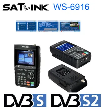Satfinder dvb s2 Satlink WS-6916 DVB-S2 Satelitskega Finder Sat meter MPEG-2/MPEG-4 Satlink WS 6916