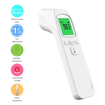 Prenosni Digitalni Termometer Ir Temperatura Pištolo brezkontaktno Laser Baby Vročina Temperature za Telo in Površina