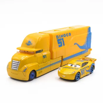 Disney Pixar Cars 3 Strele McQueen Jackson Nevihta Cruz 1:55 Kovinski Diecasts Igrača Tovornjak Avto Božično Novoletna Darila