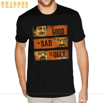 Dobra Breaking Bad And The Ugly Tees Najstnikov Urban Moda Majice za Moške Kratke Rokave Poceni blagovno Znamko Edinstveno Oblačila