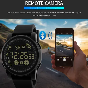Fitnes Tracker Nepremočljiva Bluetooth Smart Gledam Šport Pedometer za Android iOS Klic Glasbe za Nadzor PK SmartWatch