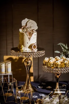 Luksuzni kristalno poroko visok torto centerpieces sladkorček tabela torta dekoraterstvo zaslon stojalo držalo fondat macaron cupcake tabela