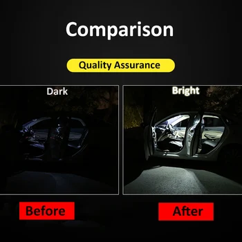 Dober 7 Kos Bela LED Žarnice Notranjost Paket Komplet Za Chevrolet Malibu 2013 Zemljevid Dome registrske Tablice Lučka Chevy-B-07