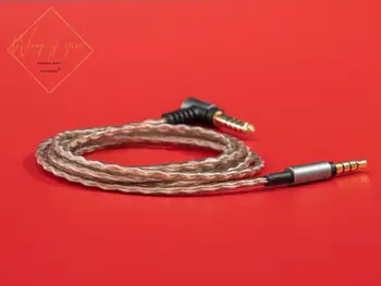6N Hifi Uravnoteženo Avdio Kabel Za Sony S12B1 Denon AH MM 400 300 200 Slušalke 6N OCC 99.99997% 4.4 2.5 3,5 mm pozlačeni Čepi