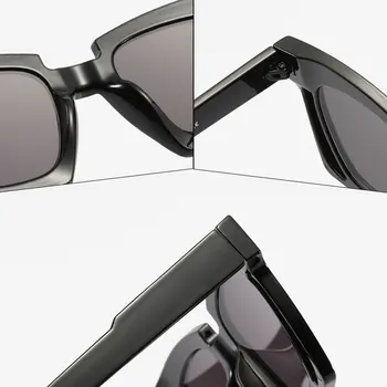 HBK 2021 Nov Kvadratek sončna Očala Ženske Modni Plastični Okvir Letnik Očala Moških Odtenki Retro Gradient Barve Oculos UV400