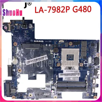 KEFU LA-7982P G480 QIWG5-G6-G9 LA-7982P Test GM Originalni matični plošči Lenovo G480 Laptop Mainboard DDR3 Intel HM76