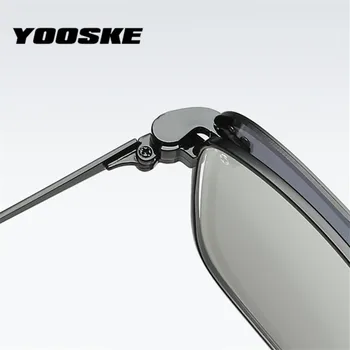 YOOSKE Moških sončna Očala Ženske Letnik Posnetek na Magnet Polarizirana sončna Očala Kovinski Anti Modra Svetloba Optična Očala UV400