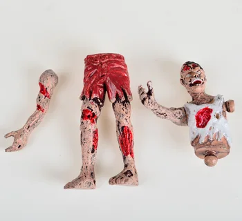 6PCS Zombi Walking Dead Lutke figuric Igrače Statični Model Premičnin Sklepov Strašno Pošast