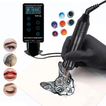 Strokovno Tattoo Stroj Komplet Skupaj Tattoo Pero pralni LCD Zaslon na Dotik Tatoo Moči strelivo Za Tatoo Umetnik Začetnike