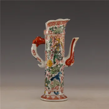 Kangxi leto, ki pastelnih Zmaj Phoenix cvetlični vzorec, bambusa pot starinsko porcelana starinsko starinsko porcelana parka stari predmeti