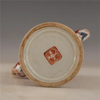 Kangxi leto, ki pastelnih Zmaj Phoenix cvetlični vzorec, bambusa pot starinsko porcelana starinsko starinsko porcelana parka stari predmeti