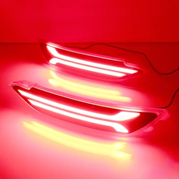 2PCS Avto LED Reflektor Luč Za Hyundai tucson - 2018 Zadnja Svetilka za Meglo Zadnji Odbijač Svetlobni Signal Zavorna Luč