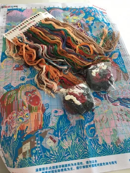 živalski svet navzkrižno šiv DIY komplet opremljeno polno vezenje komplet za dekoracijo sten dnevni sobi doma art ročno needlework svile