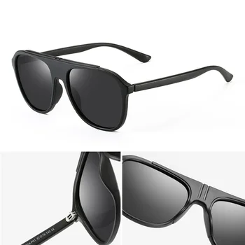 2020 nov prihod Souson blagovno znamko design moške polarizirana sončna očala kvadratne oblike pilot style moški sončna očala z ohišjem