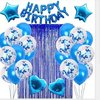 Baloni dekor happi Rojstni dan dekoracijo za fanta ali dekle happy birthday odpotoval dekor baloni nastavite stranka dobave