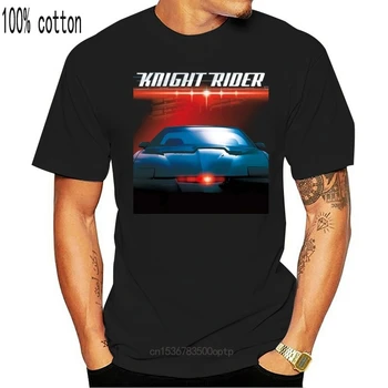 KNIGHT RIDER Classic, Retro Film TV Serije Black Mens T-Shirt Tee (Design 2)