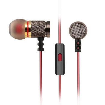 Stereo Slušalke z Mikrofonom Čepkov V Uho Slušalke Bas Zvok Glasbe Original Slušalke za Iphone Xiaomi Telefonov Huawei