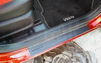 Vrata, okenske police cover ploščo za Lada Vesta~2020 izvažajo ploščo stražar, zaščitnik nalepke avto styling dekoracijo varstvo