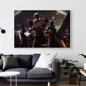 HD Destiny 2 Igra Oljna slika na Platnu Plakatov in Fotografij Cuadros Wall Art Slike Za Dnevni Sobi Doma Dekor