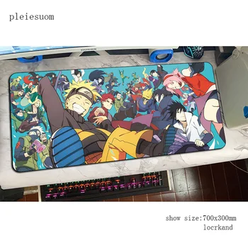 Naruto mouse pad dom igralne mousepad anime 900x400x4mm urad notbook desk mat Maso vzorec padmouse igre pc gamer preproge