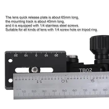 Zložljive Zložljive Telefoto Zoom Dolgo Ostrenje Objektiva Nosilec Podporo s Hitro Sprostitev Ploščo za Canon, Nikon, Sony Fuji in Olympus