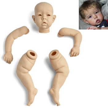55 cm Prerojeni Baby Doll 22-palčni Veren Newborn Baby Tink Vinil Unpainted Nedokončane Lutka Deli DIY Prazno Lutka Kit