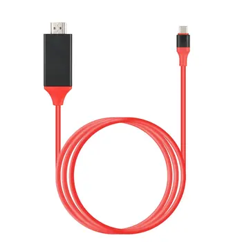 1,8 M Tip-C, da HDMl Kabli USB 3.1 do HDMl Kabel Moški-Moški za Sam sung USB-C HDMl Kabel Adapter Tip C Do HDMl AV Adapter za TV