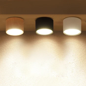 5W 12W Površinsko Nameščena Stropne Luči AC110V 220V COB LED Stenska luč za Dom, Spalnica, Dnevna soba, Hodnik Doma notranjo dekor