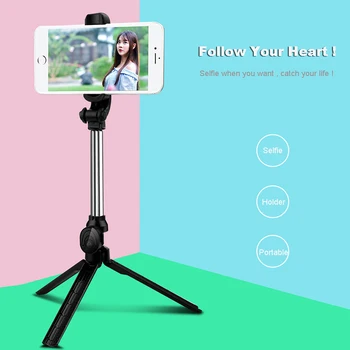 360 Rotacijski Bluetooth Stojalo Selfie Palico za iPhone, Samsung Mobilni Telefon Selfie Zaklopa Monopod Stojalo Držalo