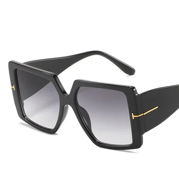 Novo Prevelik Kvadratnih Vintage sončna Očala Design Ženske 2021 Modna sončna Očala Odtenki UV400 Moških Luksuzne blagovne Znamke Moški Ženska Očala