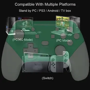Brezžična tehnologija Bluetooth Gamepad Za Nintend Stikalo Krmilnika Palčko Za PC NS-Stikalo Pro S 6-Osni Ročaj Gaming Consola