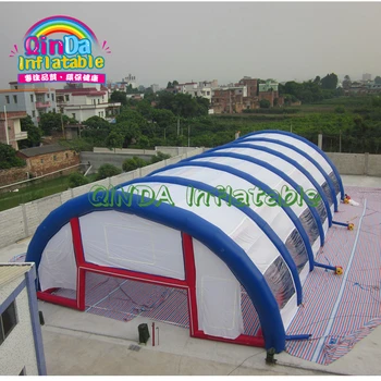 Vrhunska napihljivi razsvetljave, obok, kupola šotor, napihljivi fazi streho Napihljivi fazi zajema napihljiv lok šotor za prodajo