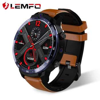 LEMFO LEM12 Pametno Gledati Moške 4G 3GB+32GB GPS Dvojno Kamero Z Banko Moč Google Play Store Pametno Gledati Android