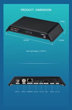 GTMedia V8 Pro2 DVB S2+T2+Kabelsko Satelitsko TV Sprejemnik Podpira PowerVu Biss Tipko 1080p z USB Wifi