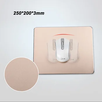 Aluminij zlitine Ploščica s Spodaj Mouse Pad proti drsenju Mousepad Gaming Mat Miško z brezplačno darilo tablični podporo