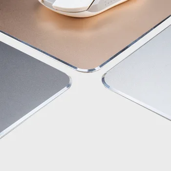 Aluminij zlitine Ploščica s Spodaj Mouse Pad proti drsenju Mousepad Gaming Mat Miško z brezplačno darilo tablični podporo