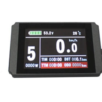 Ebike 24V 36V 48V KT LCD8HU Zaslon USB Programabilni Regenerativne Krmilnik Pisane LCD8 Nadzorni Plošči Električno Kolo