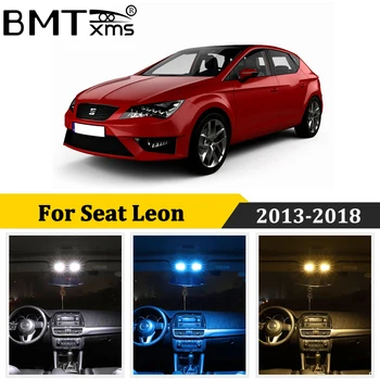 BMTxms 14Pcs Canbus Avtomobilske LED Notranjosti Zemljevid Dome Luči Za Seat Leon 3 III MK3 5F 5F1 5F5 5F8 obdobje 2013-2018 Auto Dodatki
