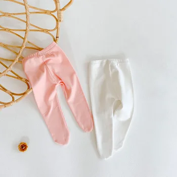 MILANCEL 2020 baby nogavice cvet dekleta dokolenke jeseni novega otroka pp hlače, bombaž zasnovati hulahopke