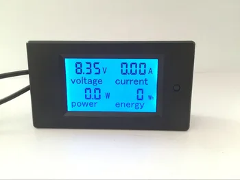 DC6.5~100V 0~20A Digitalni LCD Kombinirana Plošča Volt Meter Amp Power modul Watt meter