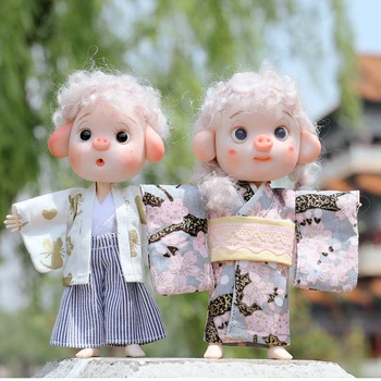 Ob11 otroška oblačila obitsu11 SVOJIH 12bjd Molly yuannai Meijie prašičev kimono bo ustrezala piccod