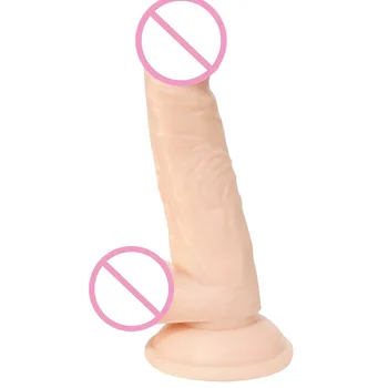 7.08 palčnim/18 cm Realne Dildos Strapon Debele Velikan Analni Vibrator Butt priseska Mehki Penis Sex Igrače Za Masturbirajo Ženske
