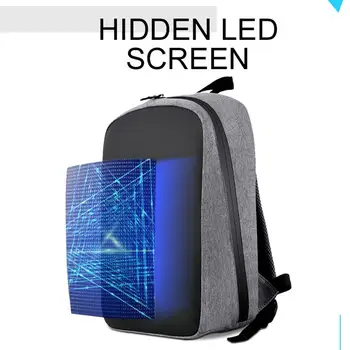 Smart Digitalni Nepremočljiv Nahrbtnik LED Prenosnik In Potovanja Nahrbtnik Za Moške In Ženske